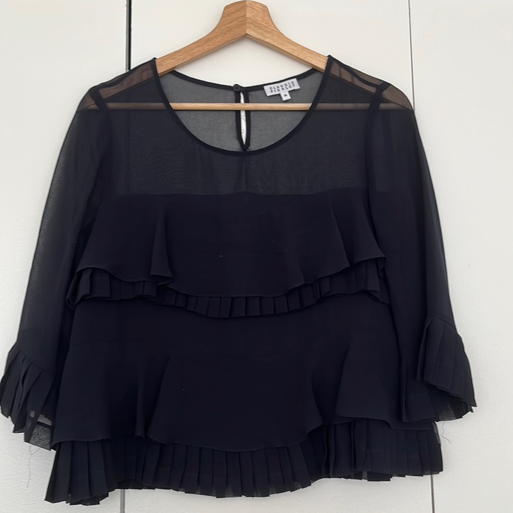 Dark blue blouse